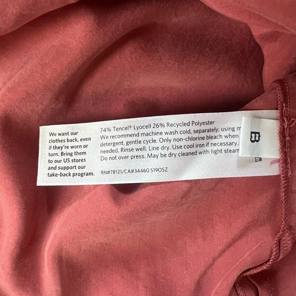 Eileen Fisher Terracotta Dress - Picture 4 of 5